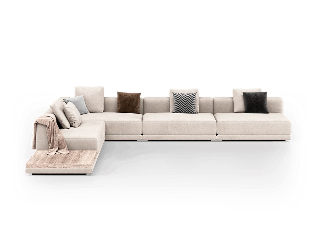 Sofá tapizado en tejido personalizable de Unika, sofá Sofía