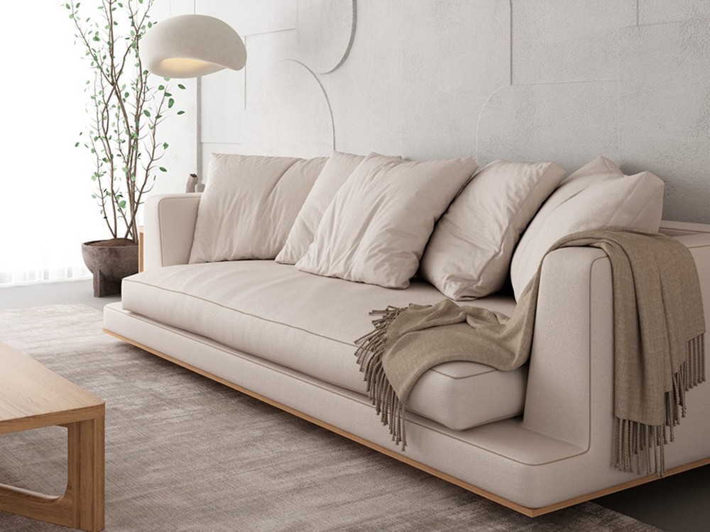 Sofá tapizable en tejidos personalizado Milano de Unika