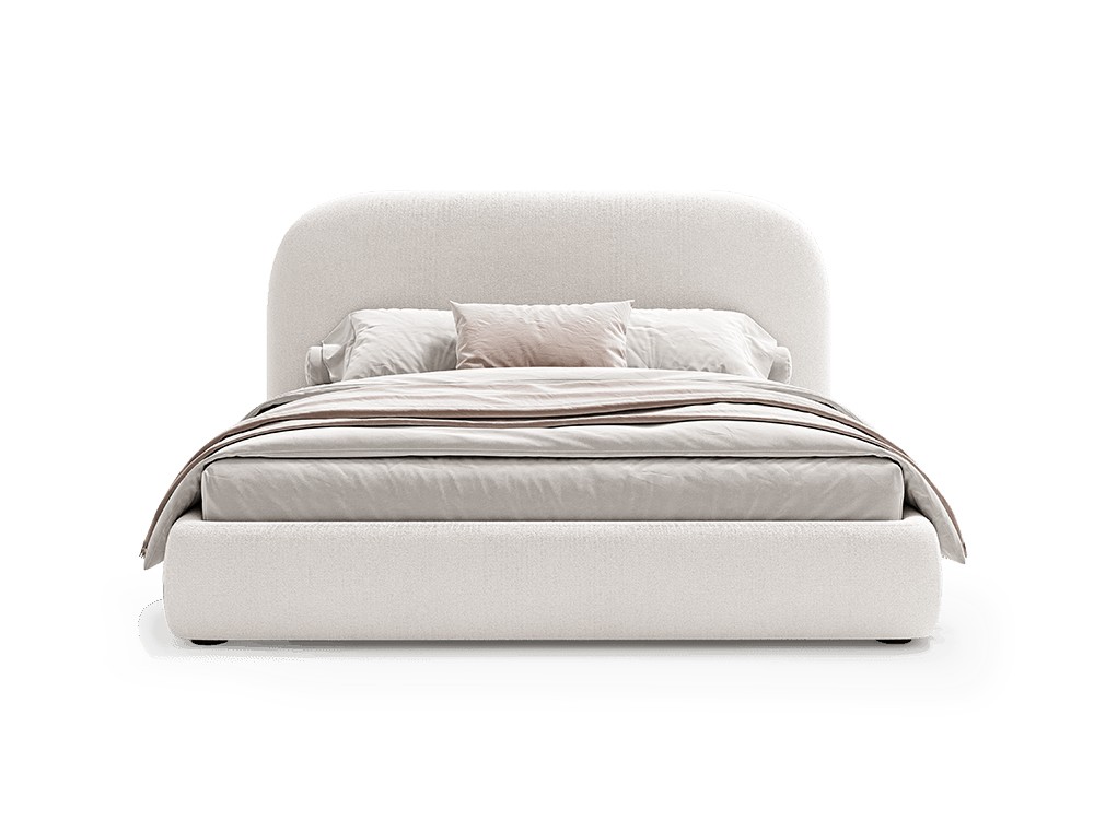 Combina la cama tapizada Dana con otras piezas de la colección Unika Everyday Mediterranean