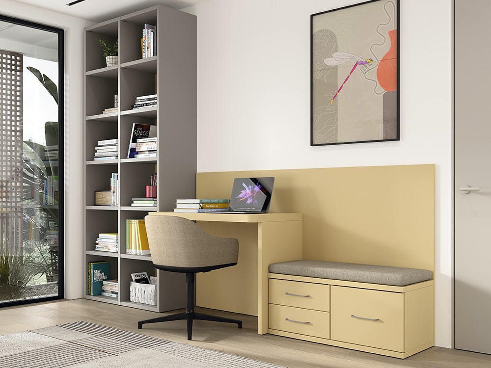 Zona de estudio de la composición de dormitorio AD051 de Glicerio Chaves