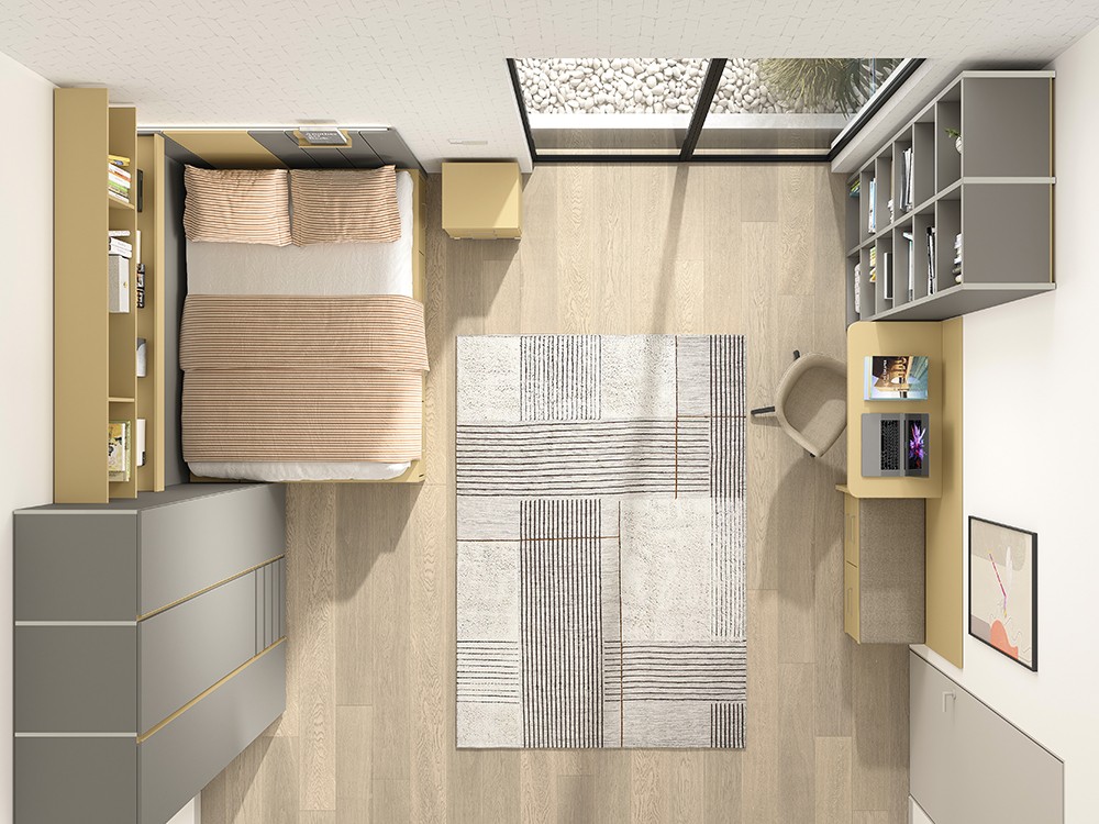 Dormitorio AD051 de la colección Advance de Glicerio Chaves