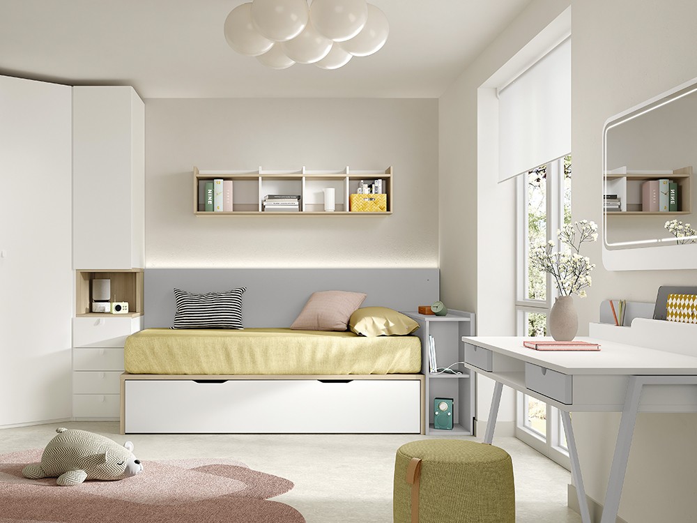 Puedes personalizar el dormitorio para adaptarlo a tu hogar, colección Advance Formas de Glicerio Chaves