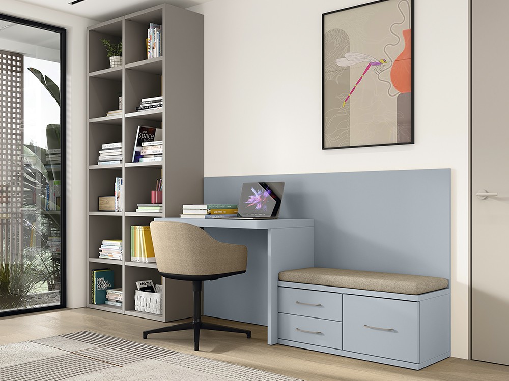 Hemos seleccionado colores de tendencia para combinar los acabados de la zona de estudio AD051