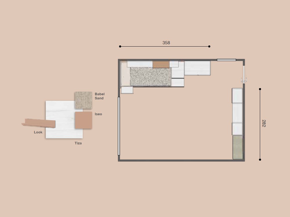 Distribución del dormitorio ad052 y los acabados que te ofrecemos Glicerio Chaves.