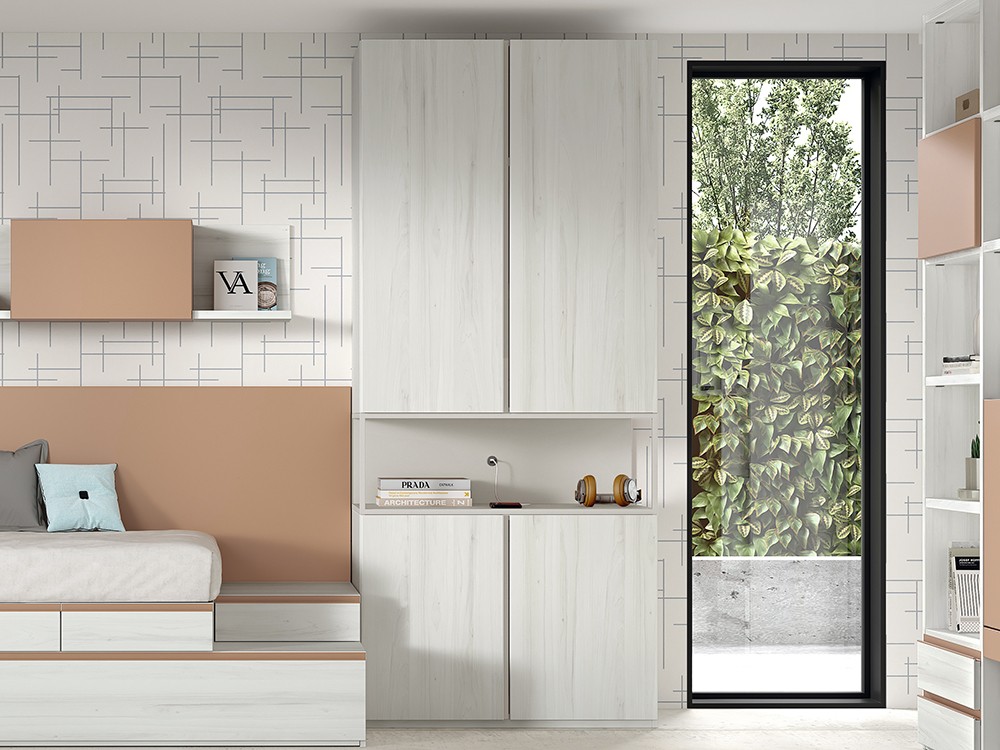 Puedes personalizar el acabado del hueco de metal y el tirador Look de la colección advance Glicerio chaves