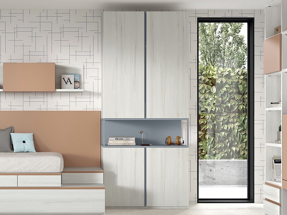 Colección de muebles juveniles Advance Formas de Glicerio Chaves