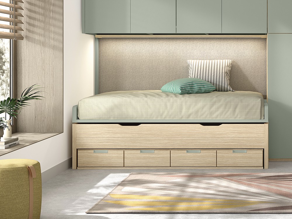 Bicama Evo duplex con cajones de la colección Advance Formas 053 de Glicerio Chaves