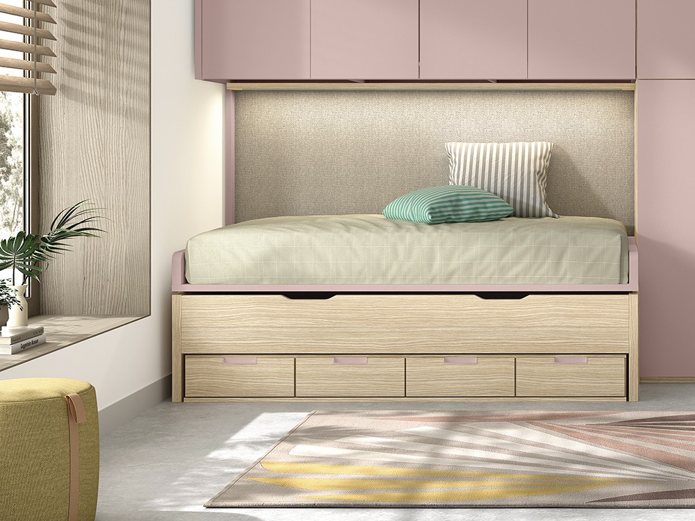 Bicama con cama inferior con hueco útil de 21cm AD053 de Glicerio Chaves