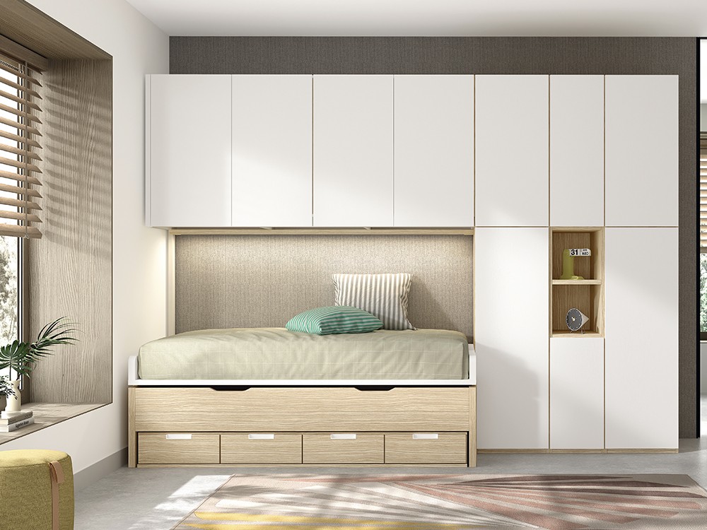 Dormitorio completo personalizable de la colección Advance Formas 053 de Glicerio Chaves