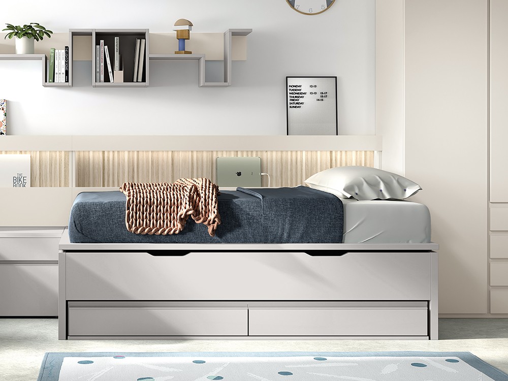 Bicama Evo duplex con cajones de la colección Advance Formas 054 de Glicerio Chaves