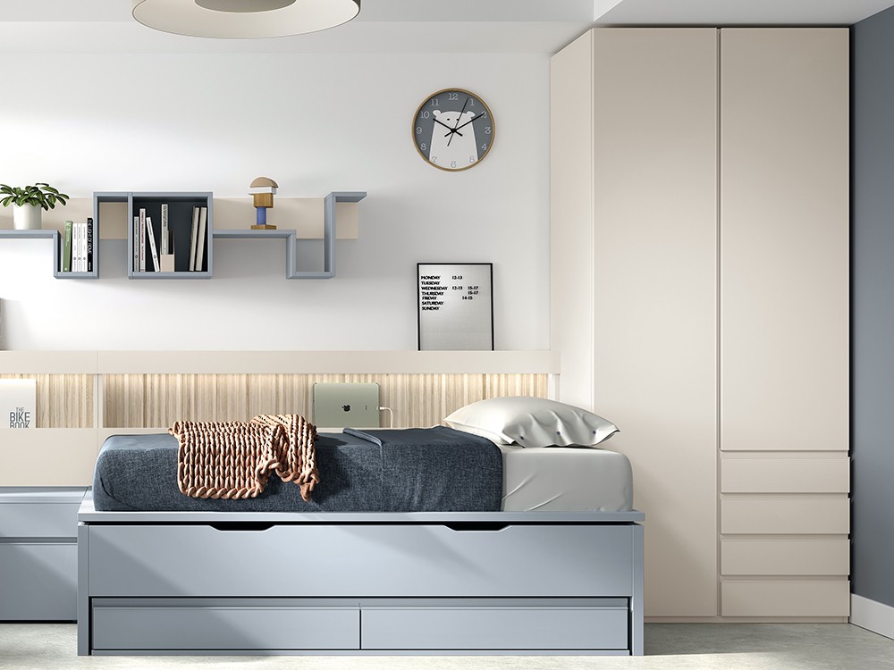 Bicama con cama inferior con hueco útil de 21cm AD054 de Glicerio Chaves