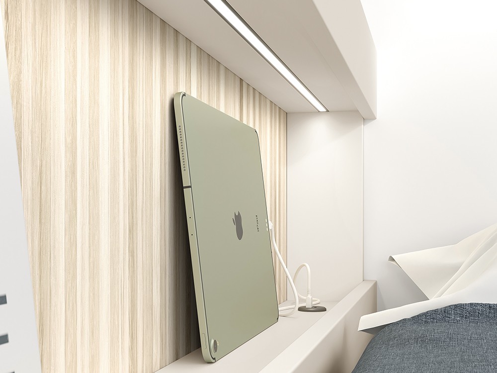 Trasera con luz led y USB Advance Formas 054 de Glicerio Chaves