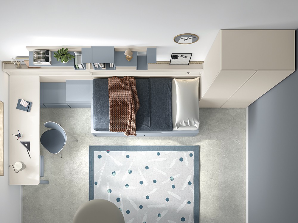 Vista del dormitorio AD054 de Glicerio Chaves