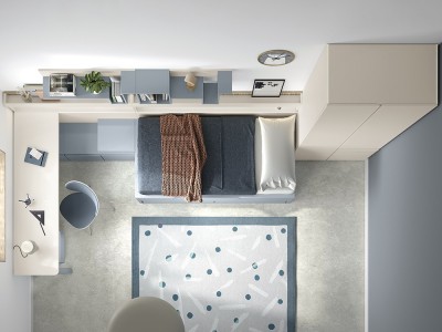 Vista del dormitorio AD054 de Glicerio Chaves