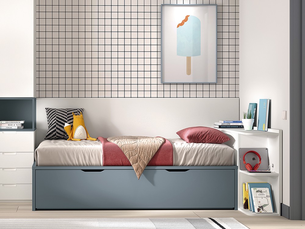 Bicama con cabecero con arcón AD056 de Glicierio Chaves