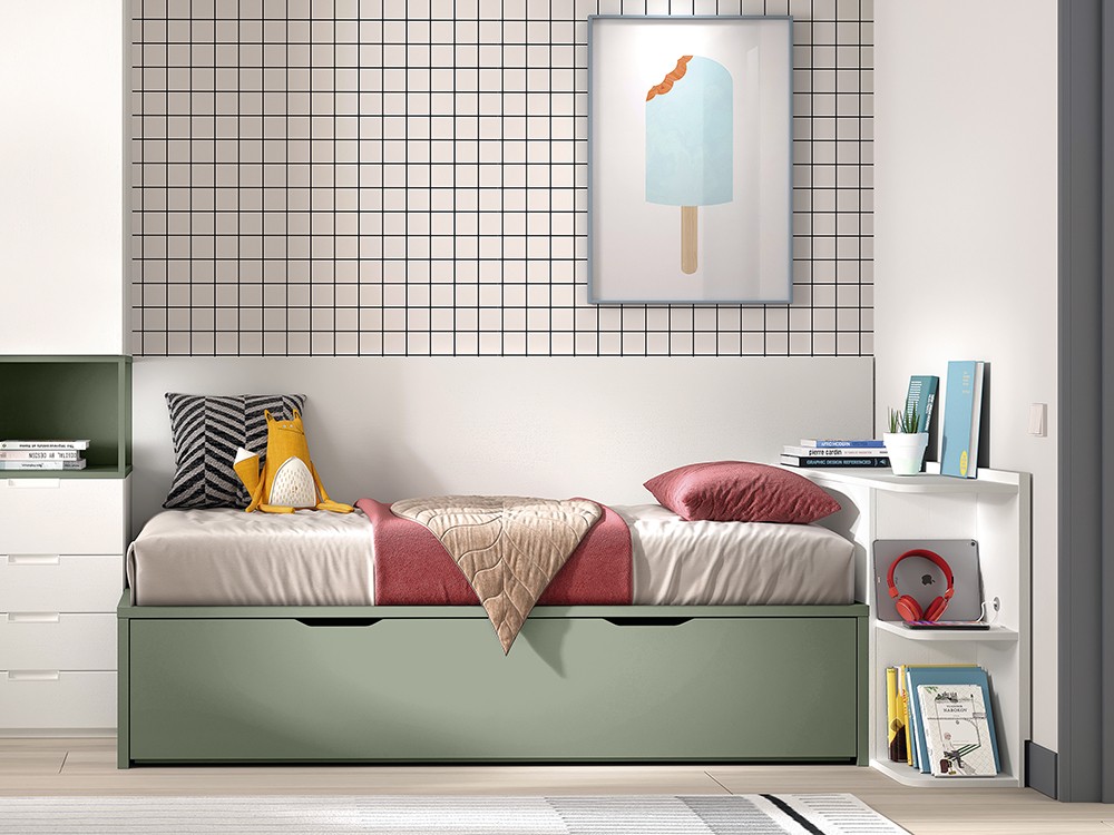 Puedes elegir el color para personalizar tu dormitorio juvenil a medida 056 Advance Formas de Glicerio Chaves