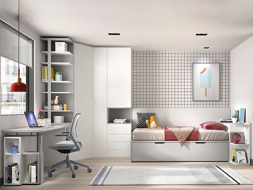 Consúltanos por las opciones de personalización de la bicama con cabecero de la colección Advance de Glicerio Chaves