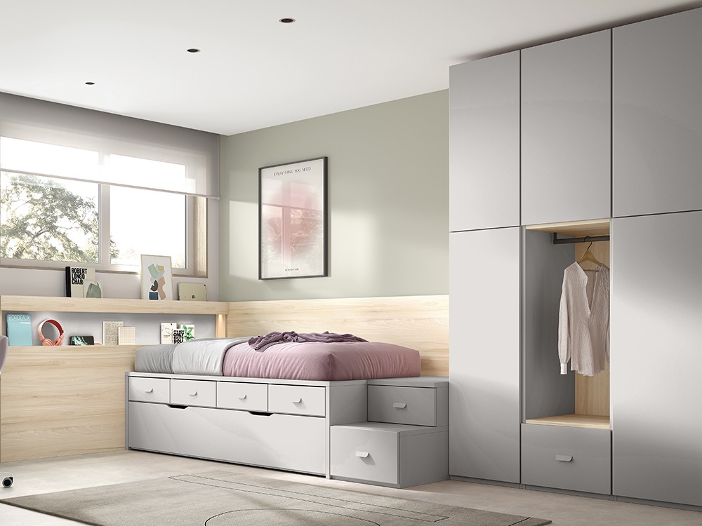 Consúltanos por las opciones de personalización de la bicama con escaleras de la colección Advance de Glicerio Chaves