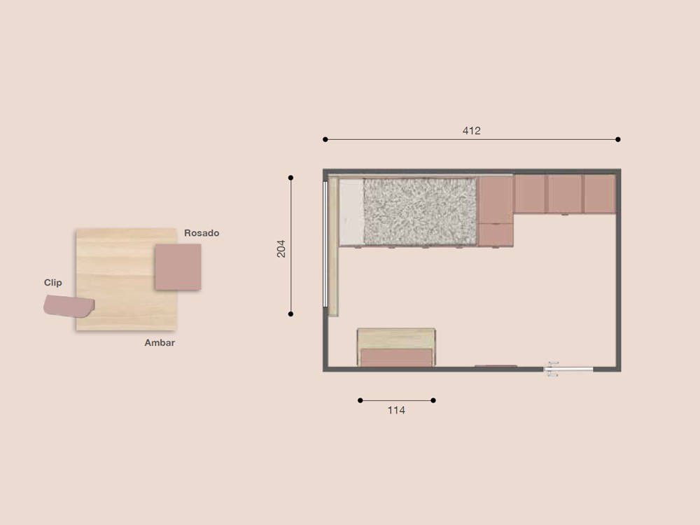 Plano del dormitorio de Glicerio Chaves AD057