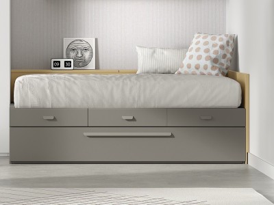 Cama con arrastre y trasera con arcón AD058 de Glicierio Chaves