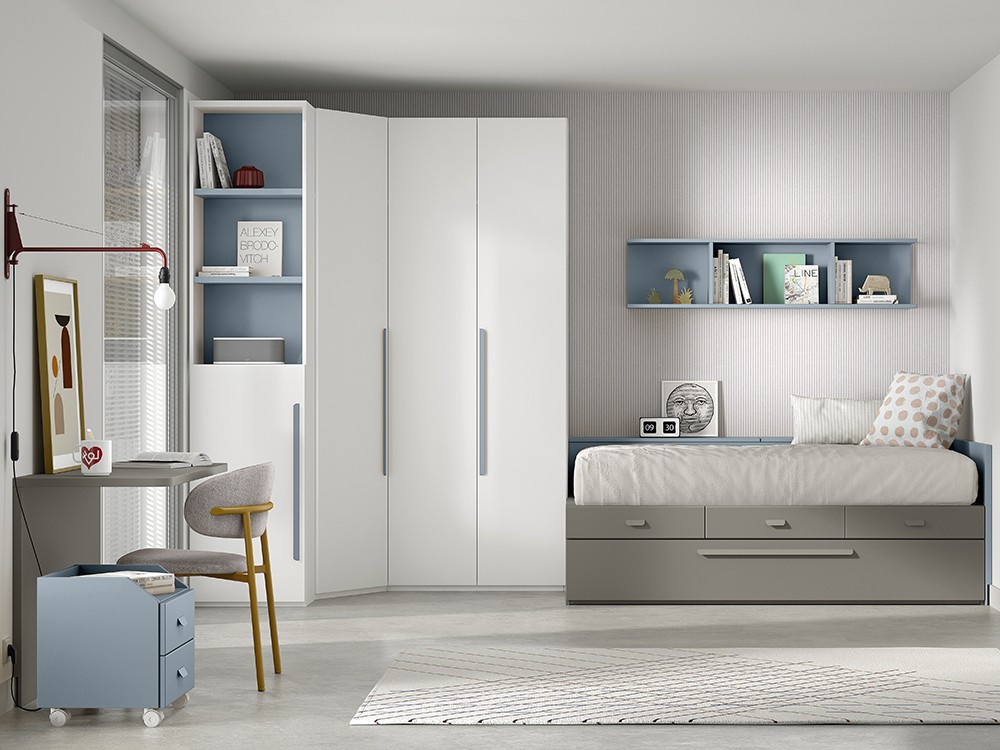 La cama nido con arrastre y cajones Advance Formas 058 de Glicerio Chaves