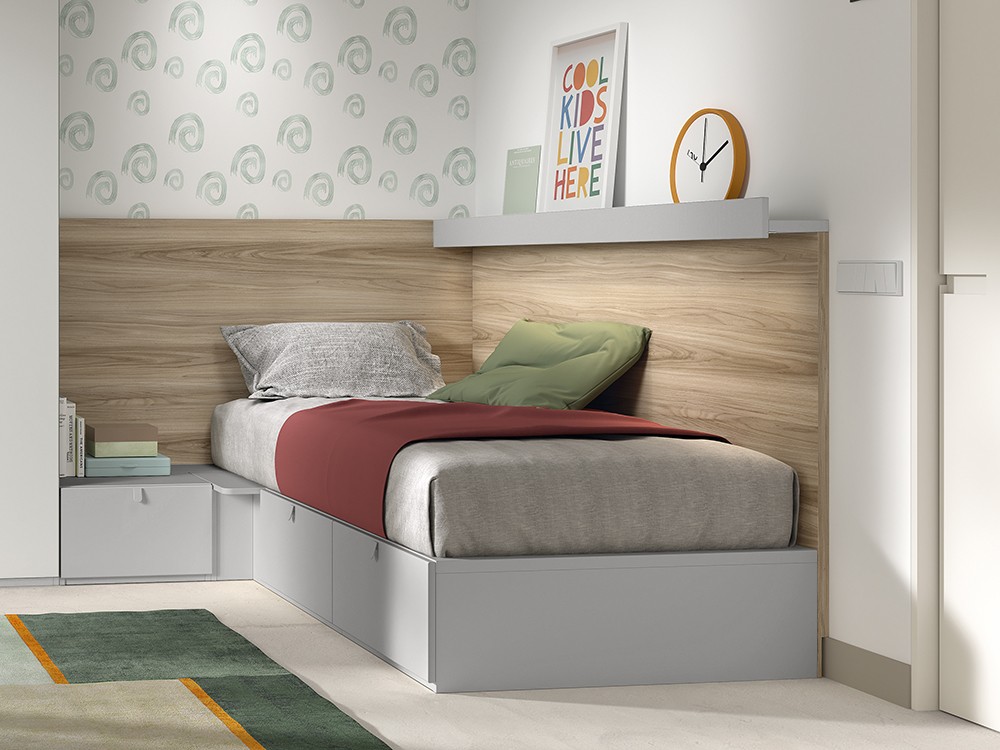 Puedes elegir el color para personalizar tu dormitorio juvenil a medida 059 Advance Formas de Glicerio Chaves