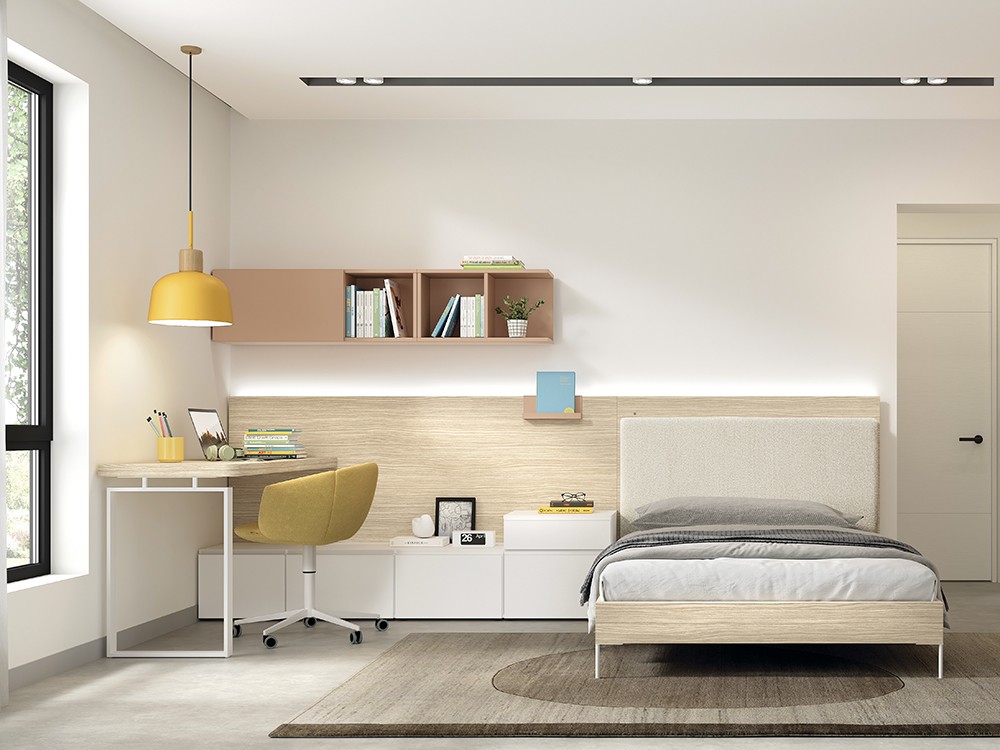 Dormitorio completo personalizable de la colección Advance Formas 060 de Glicerio Chaves