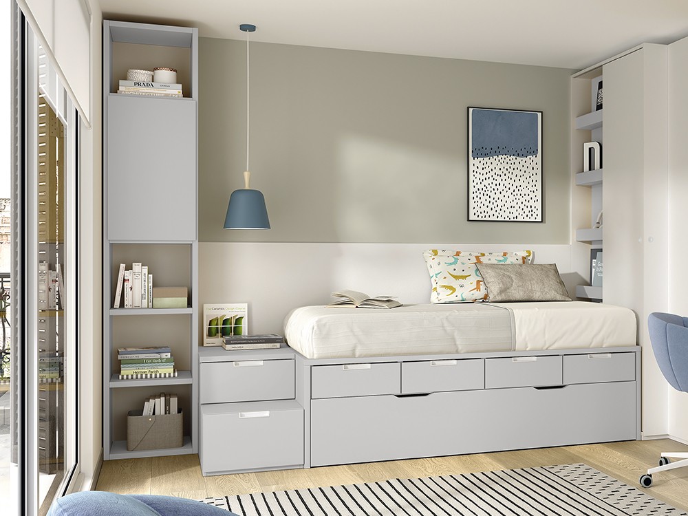 Bicama personalizable en acabados de la colección Advance Formas de Glicerio Chaves