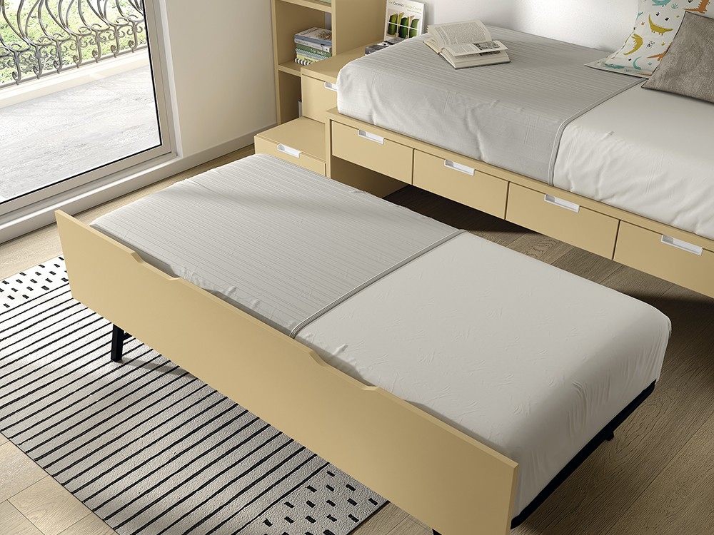 Bicama con dos camas de 90x190cm de Glicerio Chaves