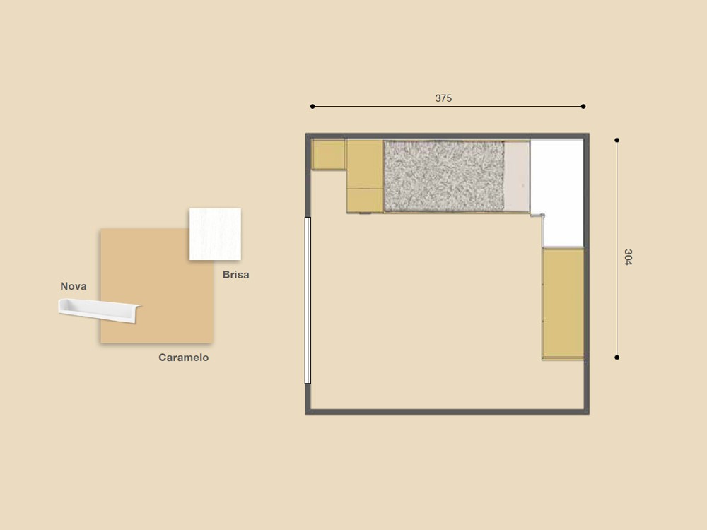 Plano del dormitorio de la colección Advance Formas 062 de Glicerio Chaves