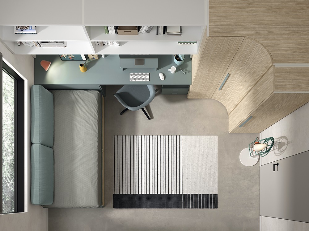 Vista del dormitorio AD063 de Glicerio Chaves