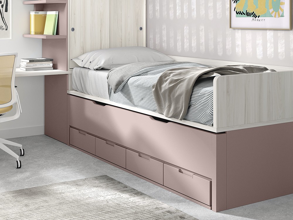 Cama inferior con hueco útil de 26cm Advance Formas 064 de Glicerio Chaves