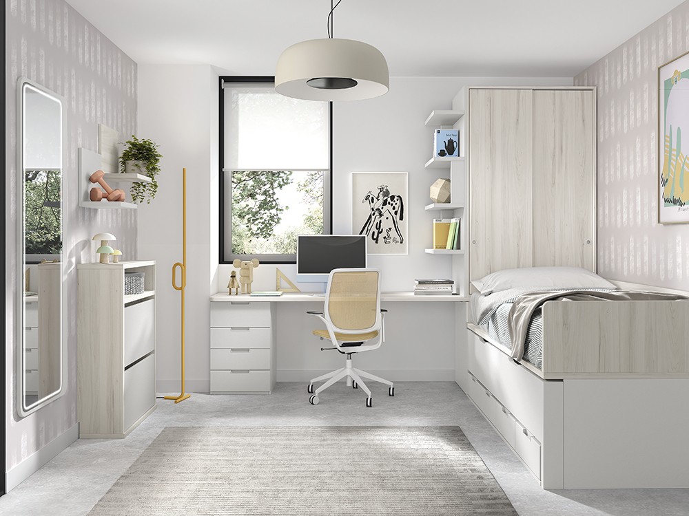 Puedes personalizar tu dormitorio de la colección Advance Formas de Glicerio Chaves