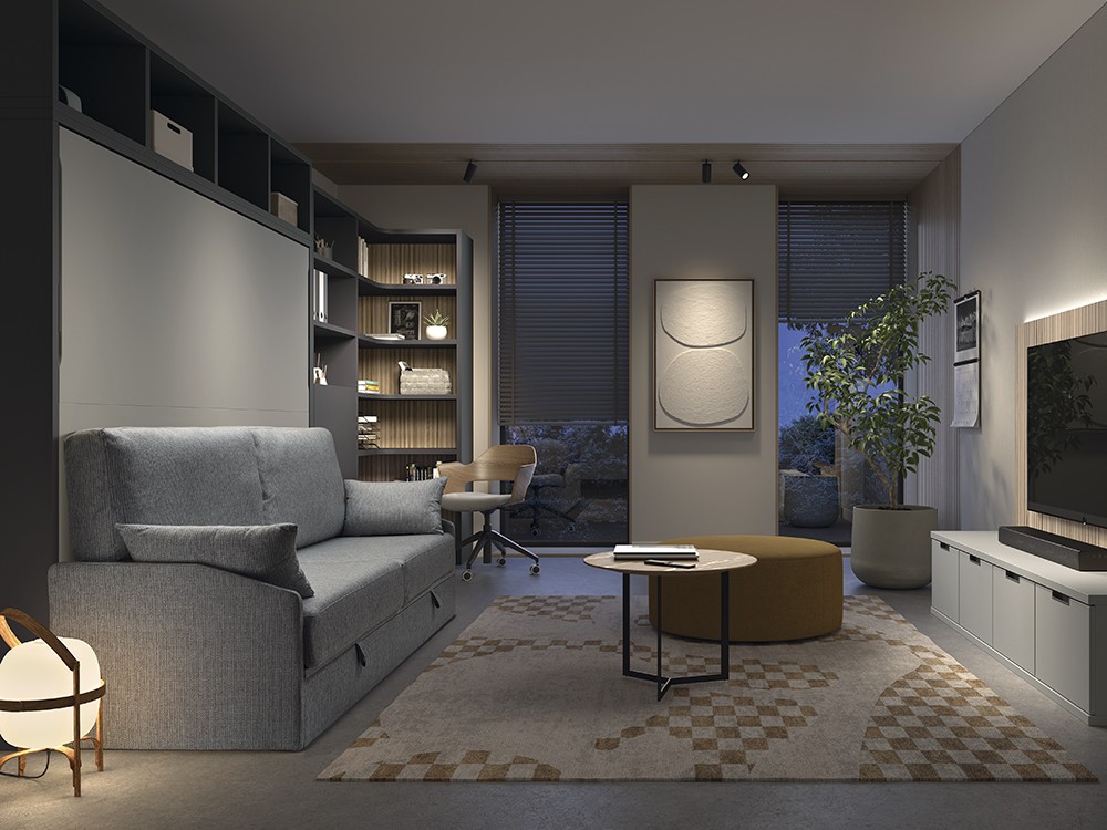 Dormitorio completo con armario AD066 de Glicerio Chaves