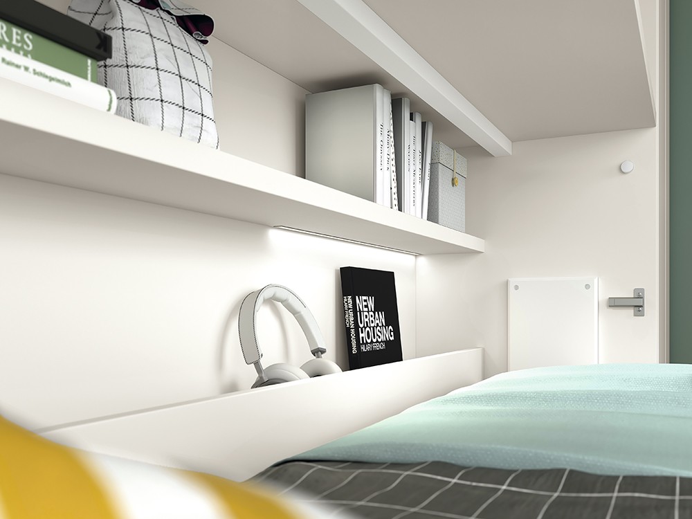 Cama abatible con luz led interior AD066 de Glicerio Chaves