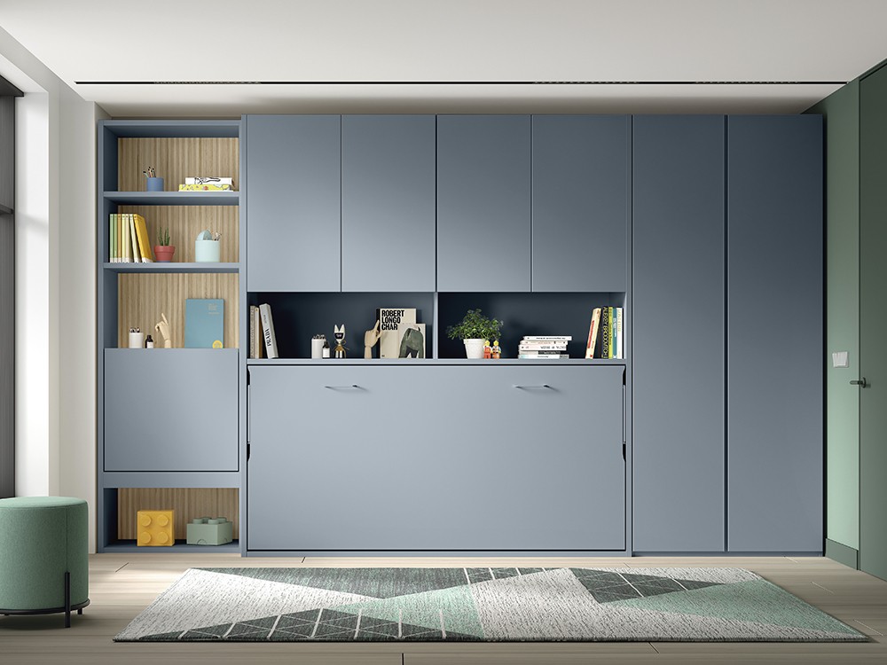 Composición con zona de estudio, casa y armario AD066 de Glicerio Chaves