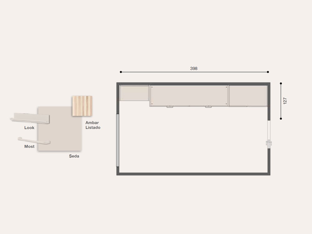 Plano del dormitorio AD066 de Glicerio Chaves
