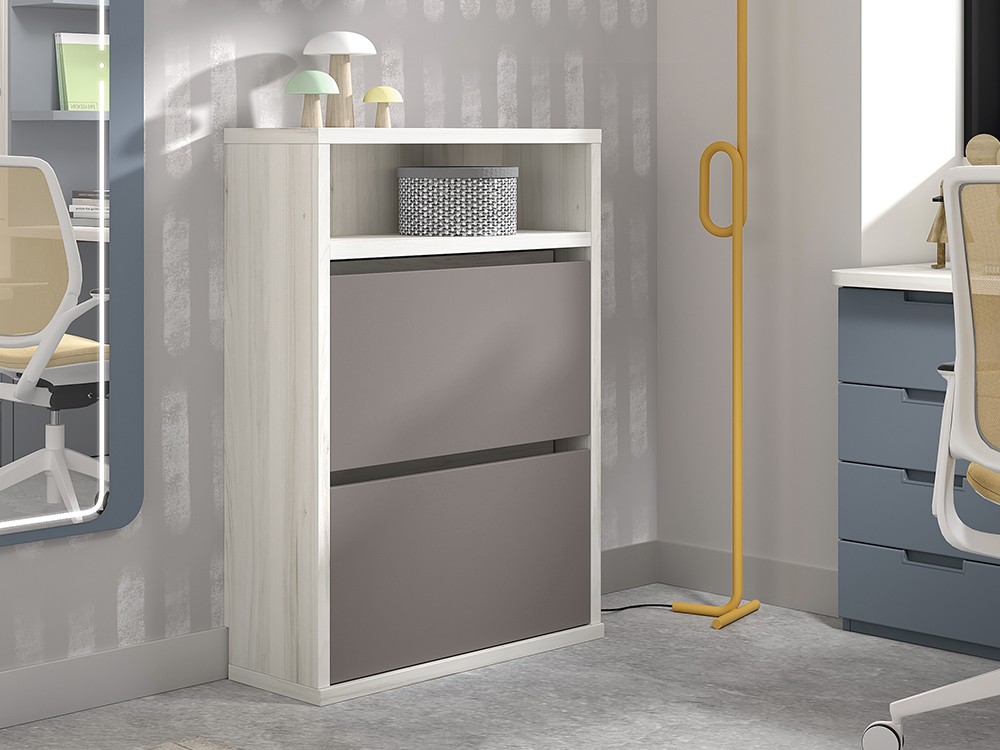 Puedes elegir el acabado del zapatero AD064 de Glicerio Chaves