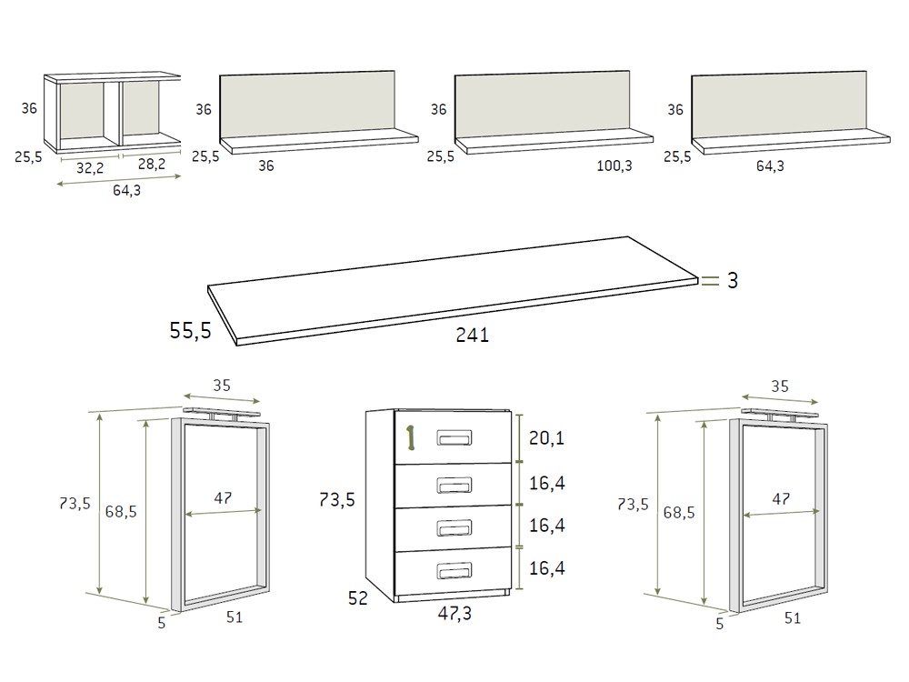 Medidas zona de estudio F202 de Glicerio Chaves