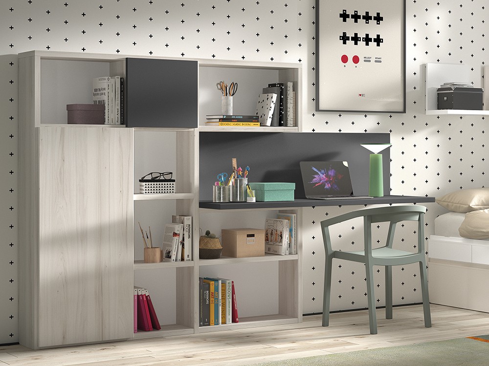 Mueble juvenil a medida de la colección Formas de Glicerio Chaves