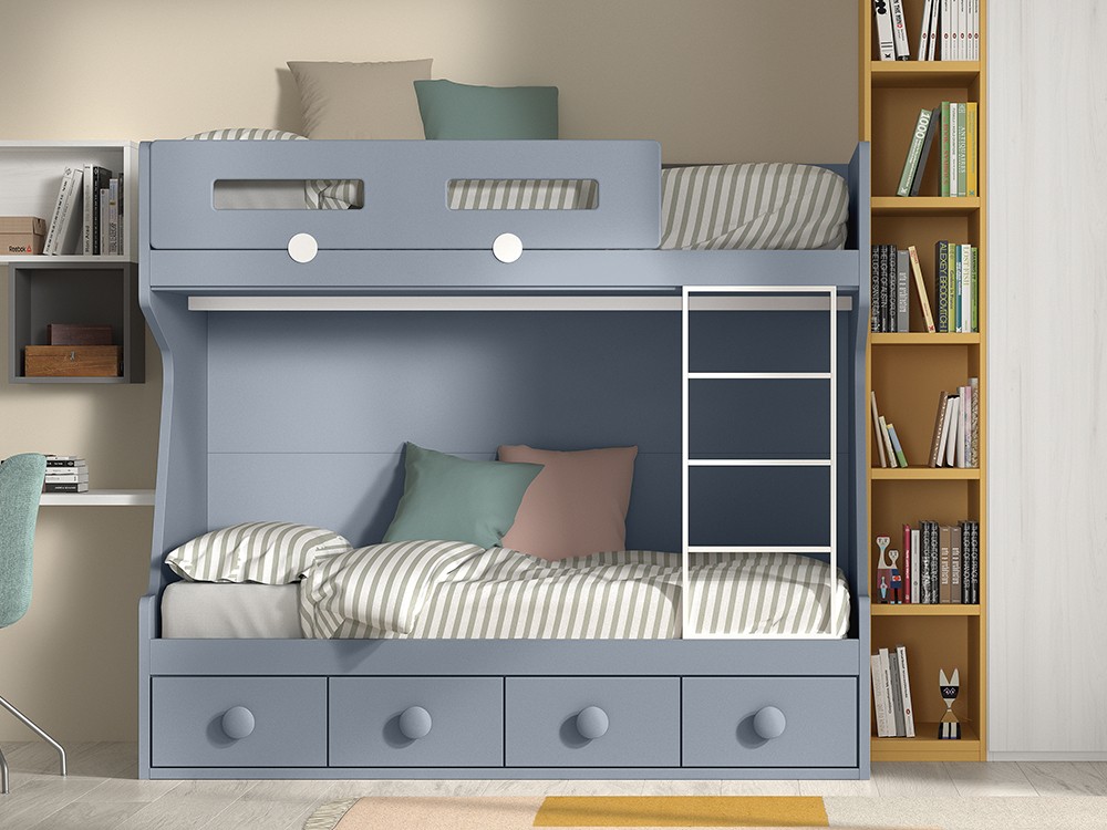 Litera con cuatro contenedores F209