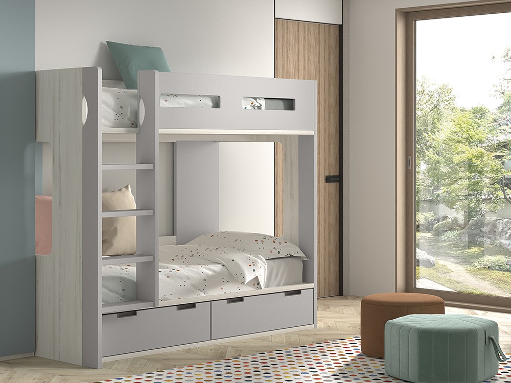 Litera con dos contenedores F203