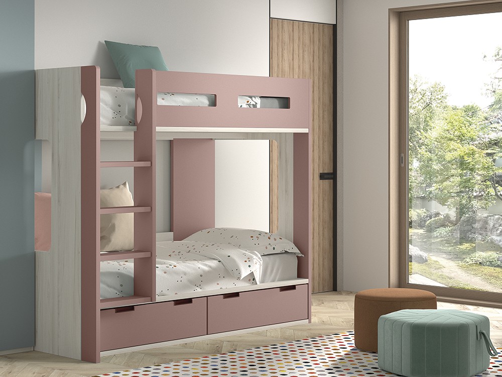 Litera con dos contenedores F203