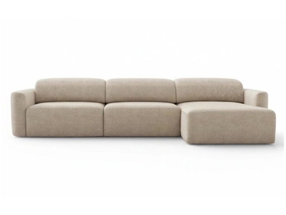 Sofá deslizante Yute con chaiselongue derecha