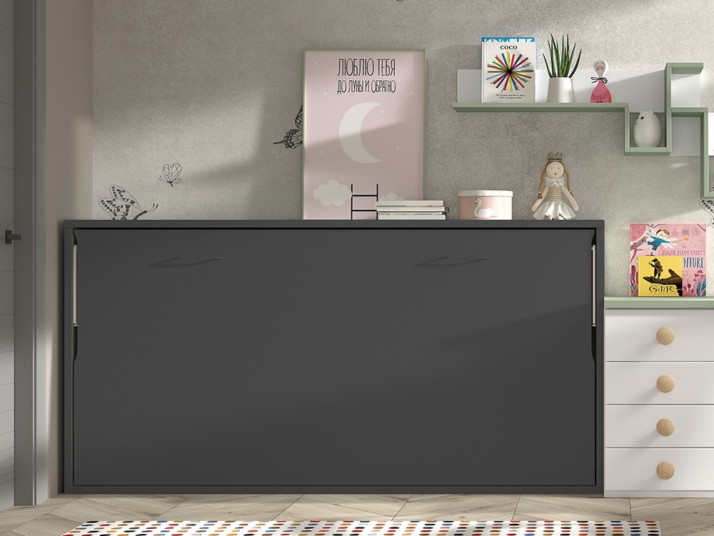 Cama abatible de 90cm horizontal F258