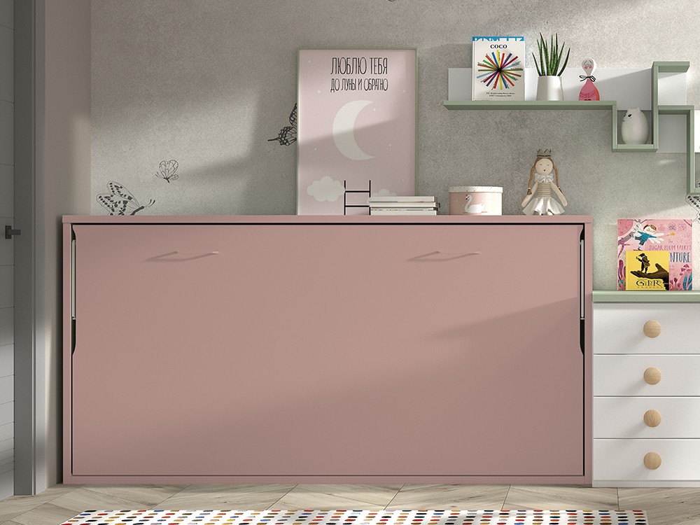 Cama abatible de 90cm horizontal F258