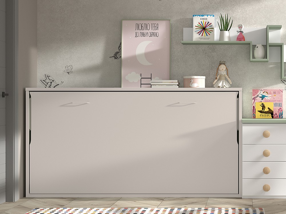 Cama abatible de 90cm horizontal F258