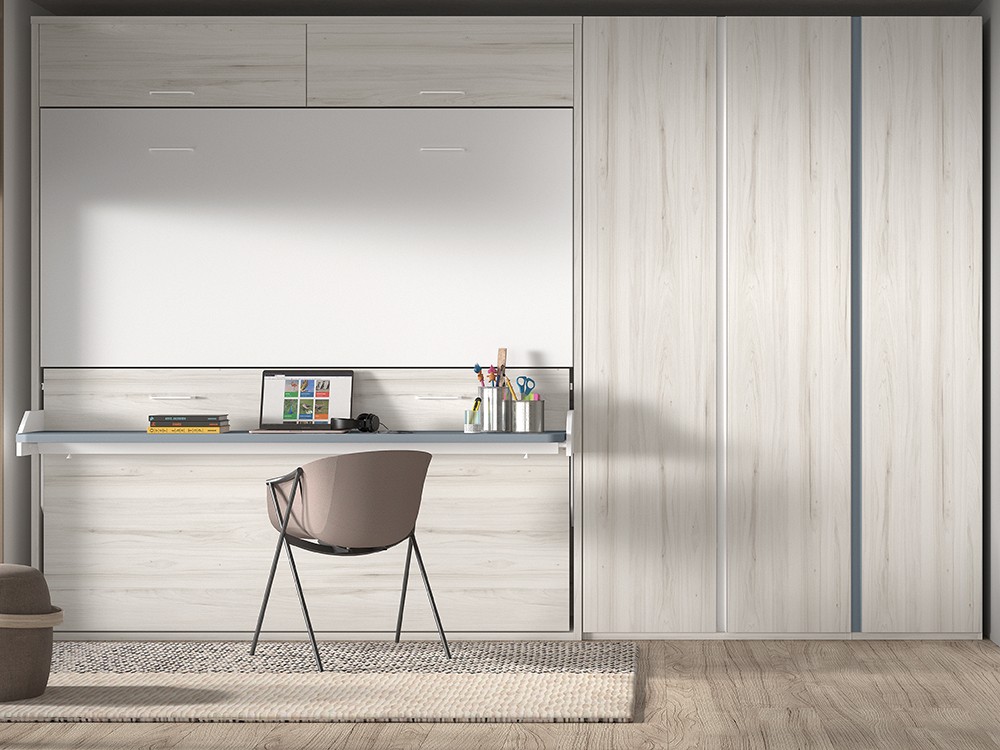 Litera abatible horizontal, escritorio y altillo F251