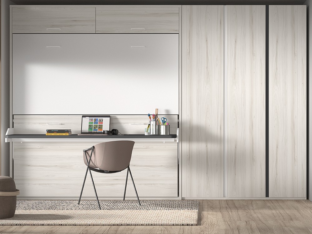 Litera abatible horizontal, escritorio y altillo F251