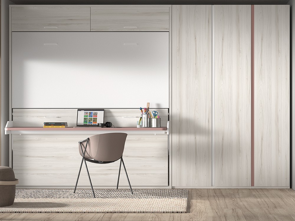 Litera abatible horizontal, escritorio y altillo F251